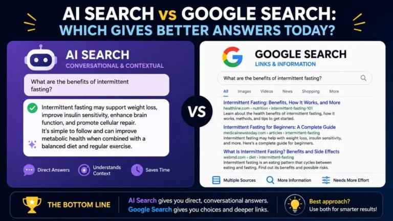 AI Search vs Google Search: Which Gives Better Answers Today?