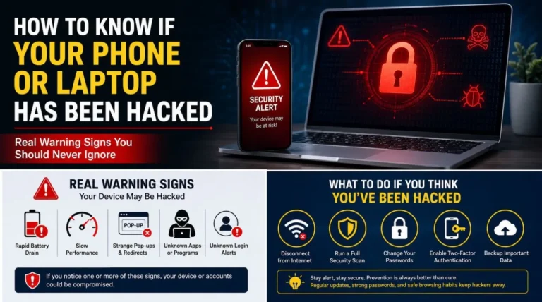 How to Know If Your Phone or Laptop Has Been Hacked