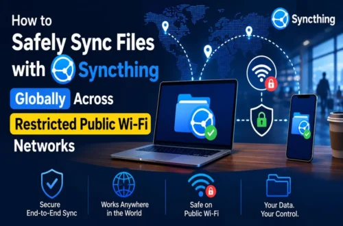 How to Safely Sync Files with Syncthing Globally Across Restricted Public Wi-Fi Networks