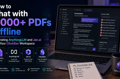 How to Chat with 1,000+ PDFs Offline: Integrating AnythingLLM and Jan.ai with Your Obsidian Workspace