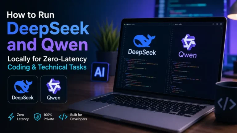 How to Run DeepSeek and Qwen Locally for Zero-Latency Coding & Technical Tasks