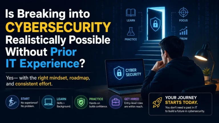 Is Breaking into Cybersecurity Realistically Possible Without Prior IT Experience?