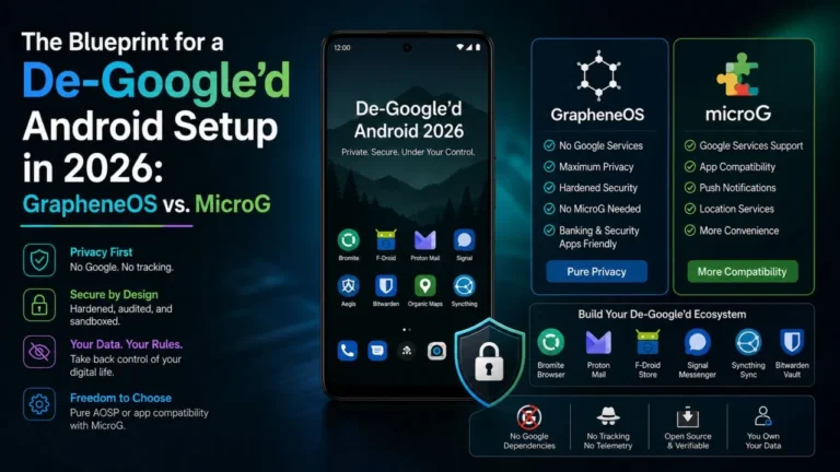 The Blueprint for a De-Google’d Android Setup in 2026: GrapheneOS vs. MicroG